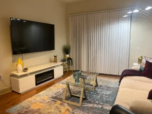 Luxury Apartment Near The Houston Rodeo Living Room